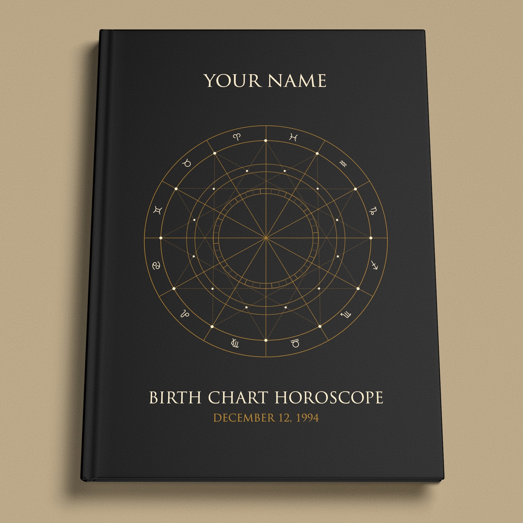 Birth Chart Horoscope Hardcover Book